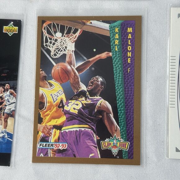 Karl Malone 12 Card Lot NM With 2004 Upper Deck Authentic SP 1993 Fanimation - Picture 11 of 13